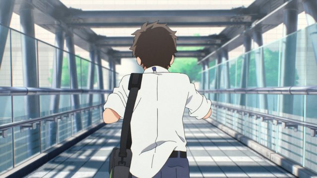 Footbridge where Arisu walks